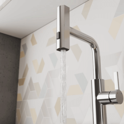 Смеситель для кухни с выдвижной лейкой RUSH Tinos (TI3732-18) фото в интернет-магазине Русалия