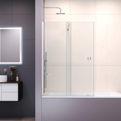 Шторка на ванну RGW SC-46 1000, стекло прозрачное, профиль хром фото в интернет-магазине Русалия