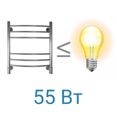 Полотенцесушитель электрический ERGO2 600*500 Energy фото в интернет-магазине Русалия