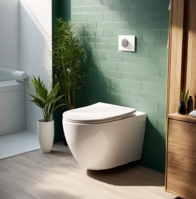 Унитаз ORLTER Aria UF подвесной безободковый Ceruttispa CT10572 (490х360х370) фото в интернет-магазине Русалия