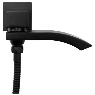 Душевая система встраиваемая Hansberge H6077BL, черный фото в интернет-магазине Русалия