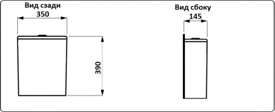 Унитаз 1222A с сиденьем микролифт Ceramalux фото в интернет-магазине Русалия