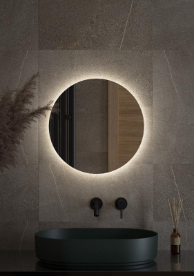 Зеркало с LED-подсветкой настенное OPTI DEFESTO d50 см, DF 2842 фото в интернет-магазине Русалия