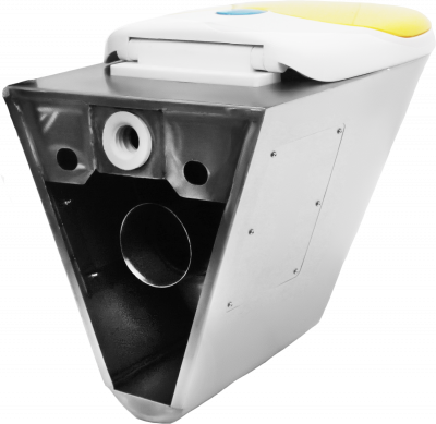 Унитаз подвесной из стали детский 1-003.5 (Р) Oceanus фото в интернет-магазине Русалия