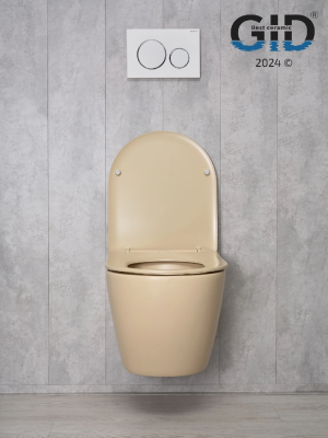 Унитаз подвесной Gid Sr2198 62210Y светло-коричневый матовый 49x36x35.5 фото в интернет-магазине Русалия