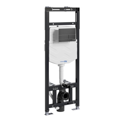 Alme 15TLT.010.ME.MB04 Система инсталляции для унитазов, черный Wasserkraft фото в интернет-магазине Русалия