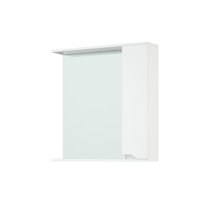 Зеркало-шкаф "Теона 80", белое, правое Corozo фото в интернет-магазине Русалия