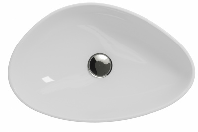 Раковина накладная асимметричная Moduo 50 Leaf A63571 Cersanit фото в интернет-магазине Русалия