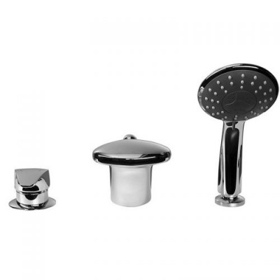 Встраиваемый смеситель на борт ванны Cobra F5140197CP-1-RUS Bravat фото в интернет-магазине Русалия