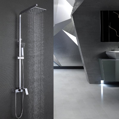 Душевая стойка ABBER Daheim AF8220 без излива, хром фото в интернет-магазине Русалия