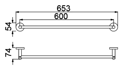 Полотенцедержатель Timo Saona (13053/03) черный фото в интернет-магазине Русалия