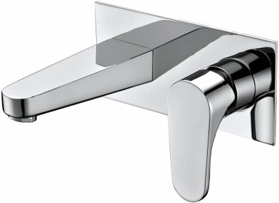 Смеситель ABBER Eleganz AF8312 для раковины скрытого монтажа, хром фото в интернет-магазине Русалия