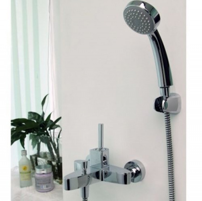 Смеситель для ванны с гарнитуром Spring F679113C-B Bravat фото в интернет-магазине Русалия