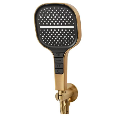 Душевая система встраиваемая (без излива) Hansberge H6090MG, матовое золото фото в интернет-магазине Русалия