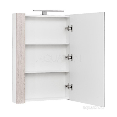 Зеркальный шкаф AQUATON Кантри 55 белый, дуб верона 1A257702AHB20 фото в интернет-магазине Русалия