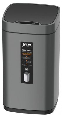 Сенсорное ведро 12 л JAVA (S-883-12Q) фото в интернет-магазине Русалия