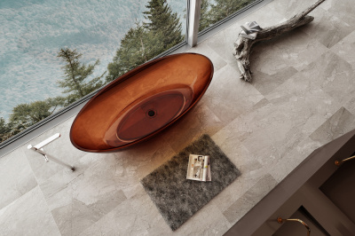 Прозрачная ванна ABBER Kristall AT9702Opal 180х85х52 см фото в интернет-магазине Русалия