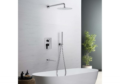 Set 4 в 1 душевой комплект AQUATEK AQ1273CR ОБЕРОН фото в интернет-магазине Русалия