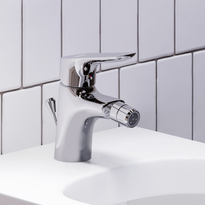 770240000 Jupiter, смеситель для биде с донным клапаном, хром фото в интернет-магазине Русалия