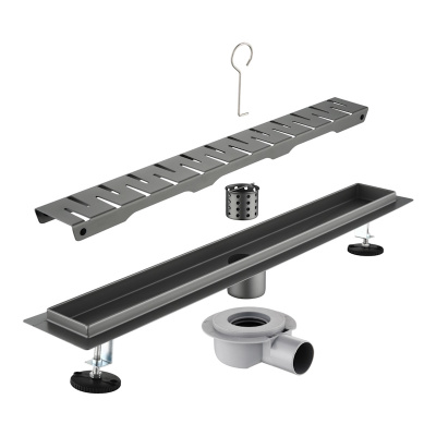 Трап для душа 60см Savol S-DL02Q-60, графит фото в интернет-магазине Русалия