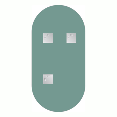 Зеркало настенное Primary EVOFORM 40х80 см, BY 0121 фото в интернет-магазине Русалия