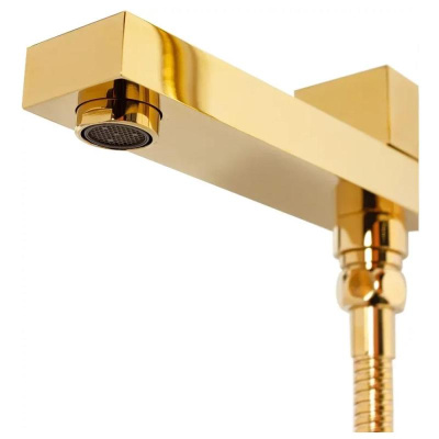 Душевая система встраиваемая Hansberge H6075GO, золото фото в интернет-магазине Русалия
