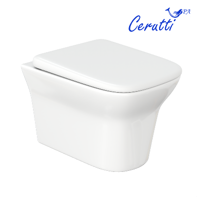 Унитаз AMI Aria подвесной безободковый Ceruttispa CT8780 (500x360x350) фото в интернет-магазине Русалия