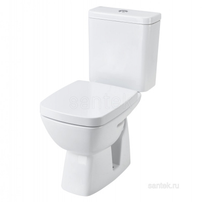 Унитаз - компакт с сиденьем микролифт Нео Лайт 1WH302409 Сантек фото в интернет-магазине Русалия