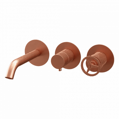 Смеситель для ванны Remer Chrono CH54D3PRP, медь брашированная фото в интернет-магазине Русалия