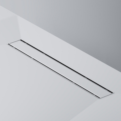 W02SC-U11-060-04SB PrimeFlow Трап для душа линейный универс затвор Tile 60см цвет сталь мат Am.Pm фото в интернет-магазине Русалия