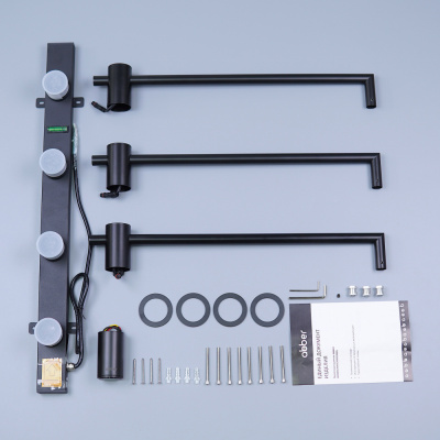 Полотенцесушитель электрический ABBER Charme AH4003MB черный матовый фото в интернет-магазине Русалия