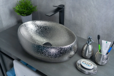 Раковина накладная Gid 9030s фото в интернет-магазине Русалия