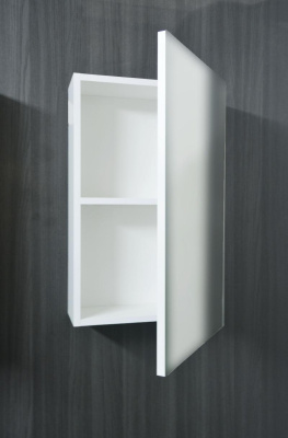 Зеркало-шкаф "Комо 40", белое Corozo фото в интернет-магазине Русалия