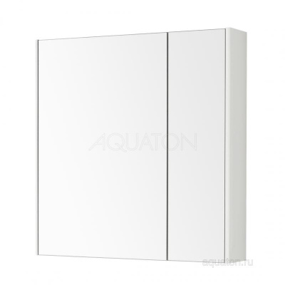 Зеркальный шкаф AQUATON Беверли 80 белый 1A237102BV010 фото в интернет-магазине Русалия