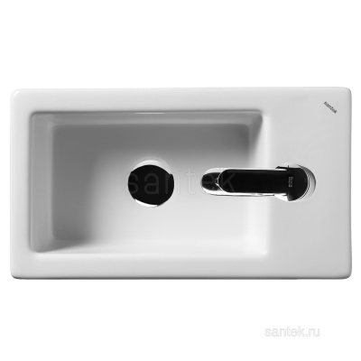Раковина Santek Эрис 46 отверстие под смеситель справа 1WH301972 фото в интернет-магазине Русалия