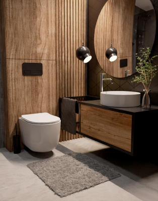 AQM5007 Раковина настольная отдельностоящая круглая. 400x400x120 фото в интернет-магазине Русалия