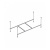 W88A-150-070W-R X-Joy, каркас в комплекте с монтажным набором 150х70 см, шт Am.Pm фото в интернет-магазине Русалия