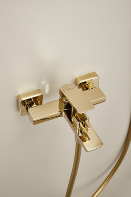 Смеситель для ванны HAIBA золотой (HB60726-5) фото в интернет-магазине Русалия