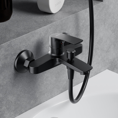 481000300 Eclipse 2.0, смеситель для ванной и душа, черный Damixa фото в интернет-магазине Русалия