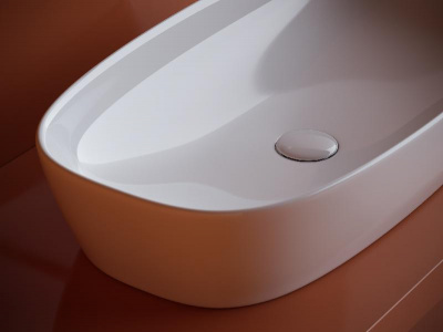 Умывальник чаша накладная овальная Element 700*375*140мм CN5040 Ceramica Nova фото в интернет-магазине Русалия