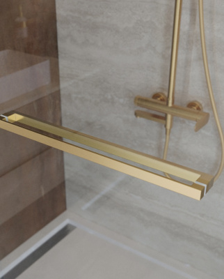 Душевая дверь CEZARES LUX-B-FS-1-100-C-BORO фото в интернет-магазине Русалия