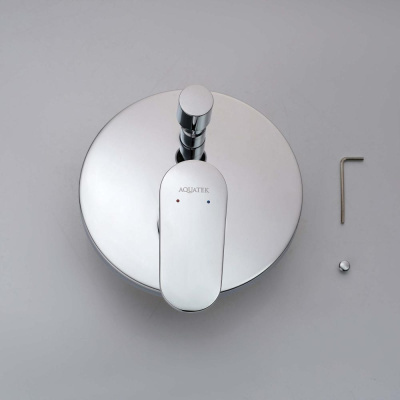 AQ1846CR НИКА смеситель для ванны (внешняя и скрытая часть) Aquatek фото в интернет-магазине Русалия