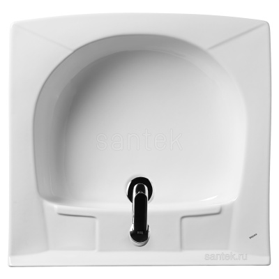 Раковина Santek Пилот 60 отверстие под смеситель 1WH301971 фото в интернет-магазине Русалия