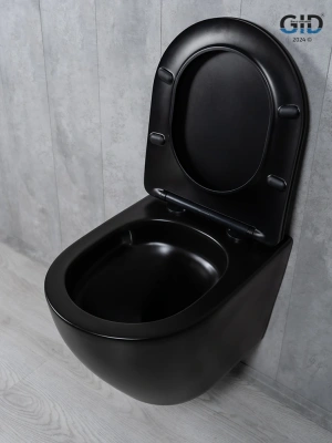 Унитаз подвесной Tornado Gid Tr2122TF-Bm 62261Y черный матовый 49x36x36 фото в интернет-магазине Русалия