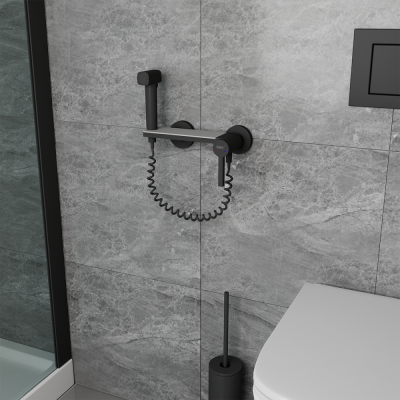 Смеситель с гигиеническим душем D&K (DA1504545) фото в интернет-магазине Русалия