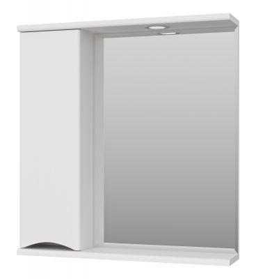 Зеркальный шкаф Атлантик 70 левый П-Атл-4070-010Л Misty фото в интернет-магазине Русалия