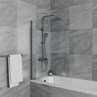 Душевая система с изливом RUSH Thira (TR3635-50Grey) фото в интернет-магазине Русалия