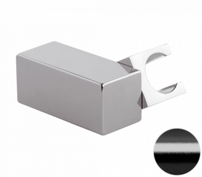 Держатель ручного душа Remer 339SSCFP, черный брашированный хром фото в интернет-магазине Русалия