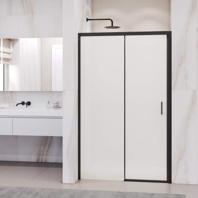 Душевая дверь RGW PA-017B 1700, стекло матовое-сатинат, профиль черный фото в интернет-магазине Русалия