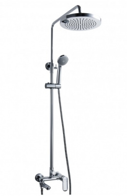 Душевая система со смесителем на ванну Opal F6125183CP-A1-RUS Bravat фото в интернет-магазине Русалия